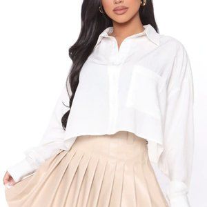 FN Out of The Boxy Cropped Shirt